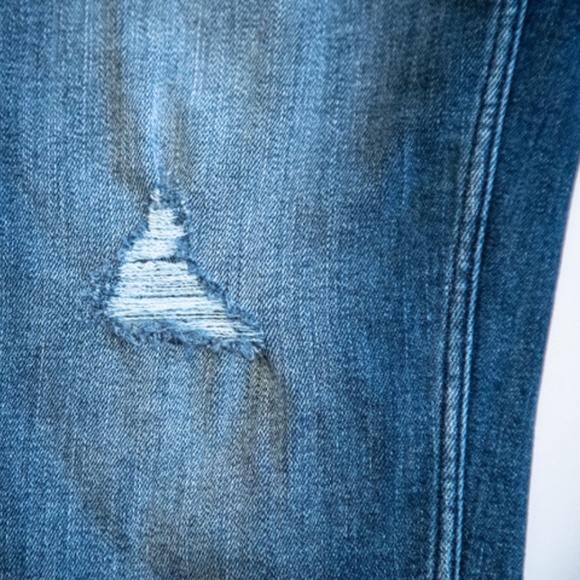 ZARA MID RISE CROPPED JEANS SIZE 40 - Picture 4 of 8